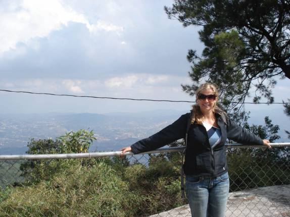 Caminhando no parque El Avila, em Caracas, na Venezuela (2007)